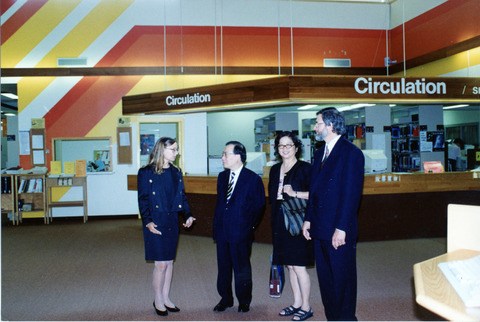 Library circulation desk