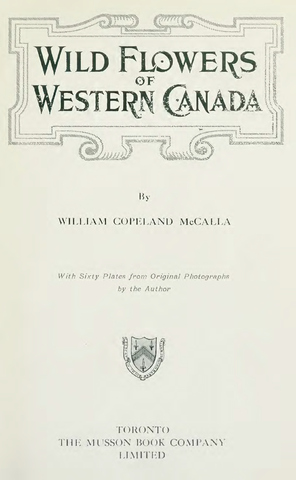 Page 7 of Wild flowers of Western Canada
