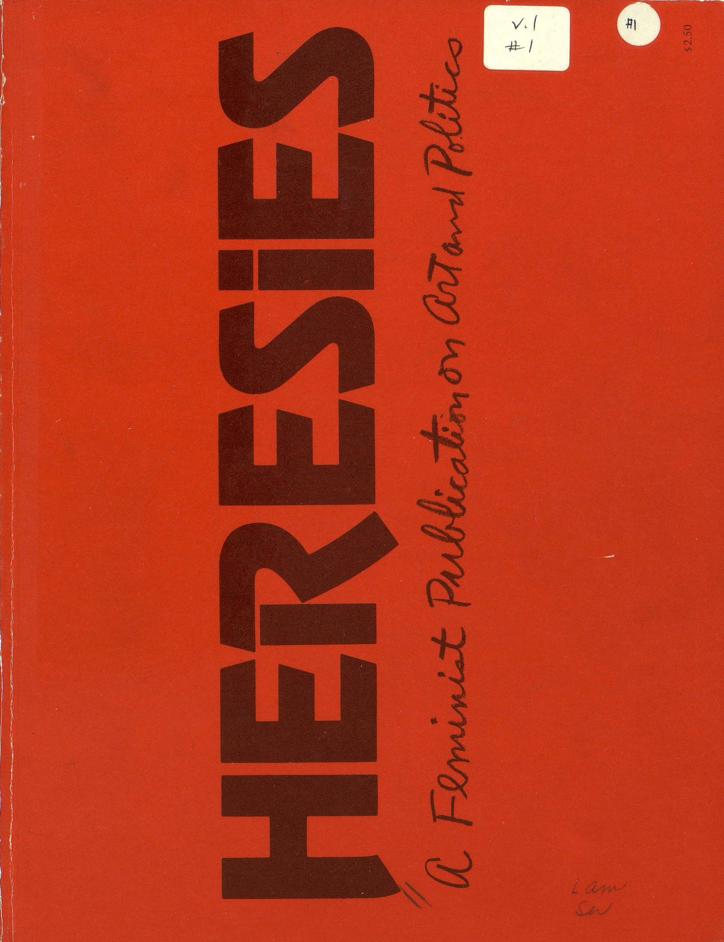 Heresies Issue 1