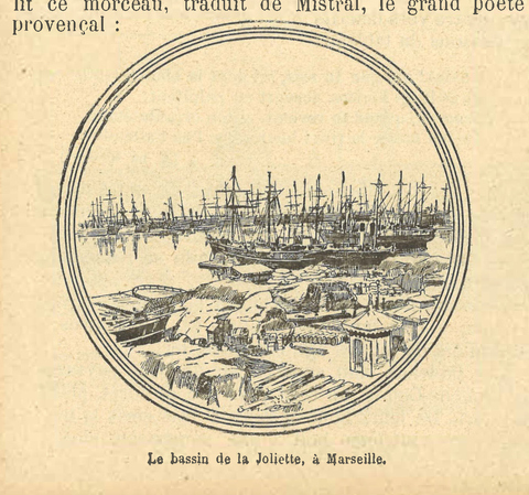 Chapitre 86, page 298, Le bassin de la Joliette, à Marseille