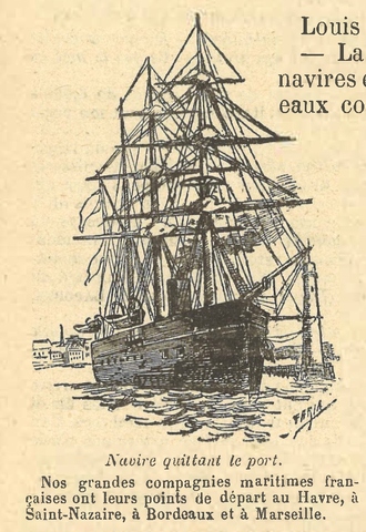 Chapitre 84, page 290, Navire quittant le port