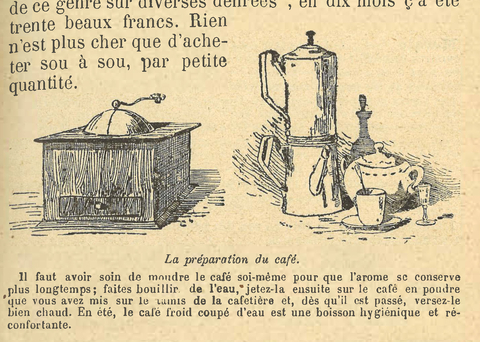 Chapitre 13, page 45, La préparation du café