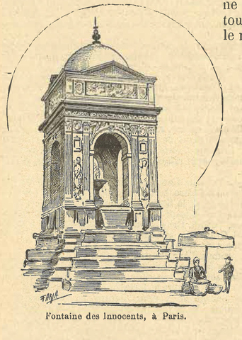 Chapitre 87, page 302, Fontaine des Innocents, à Paris