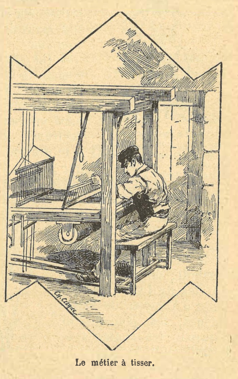 Chapitre 18, page 65, Le metier a tisser