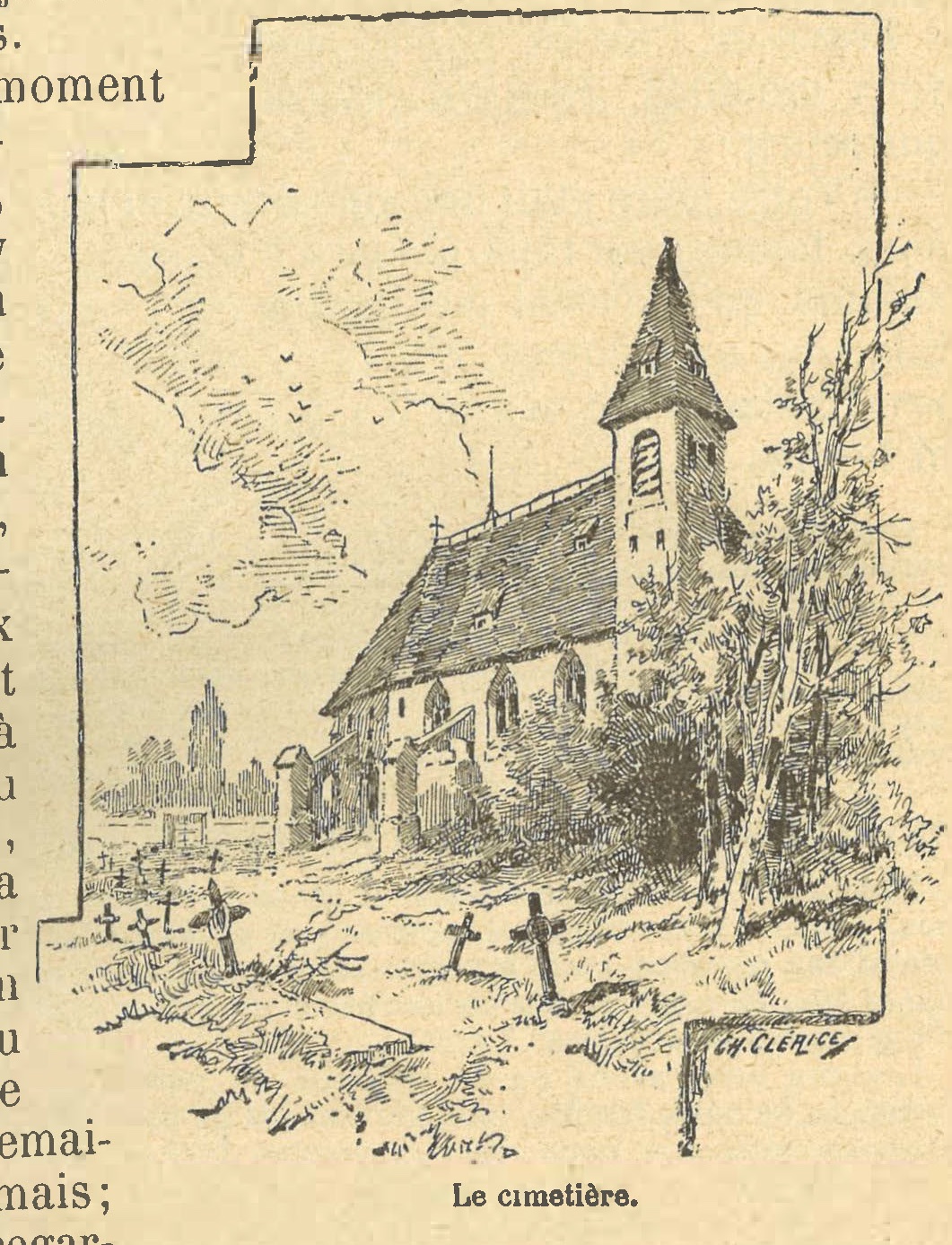 Chapitre 20, page 73, Le cimetiere