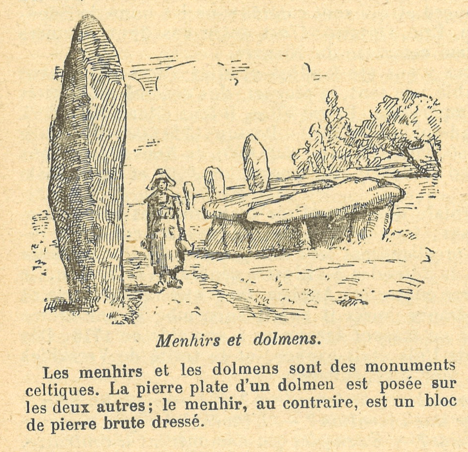 Chapitre 86, page 296, Menhirs et dolmens