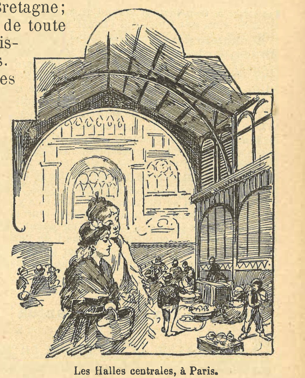 Chapitre 89, page 308, Les Halles centrales, à Paris