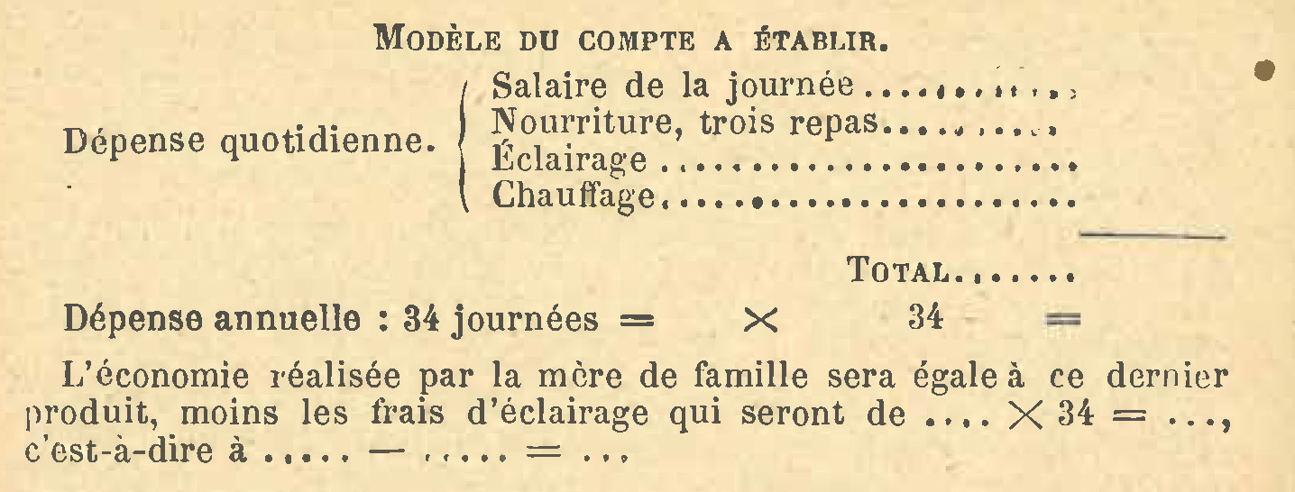 Chapitre 99, page 344, Modèle du compte à établir