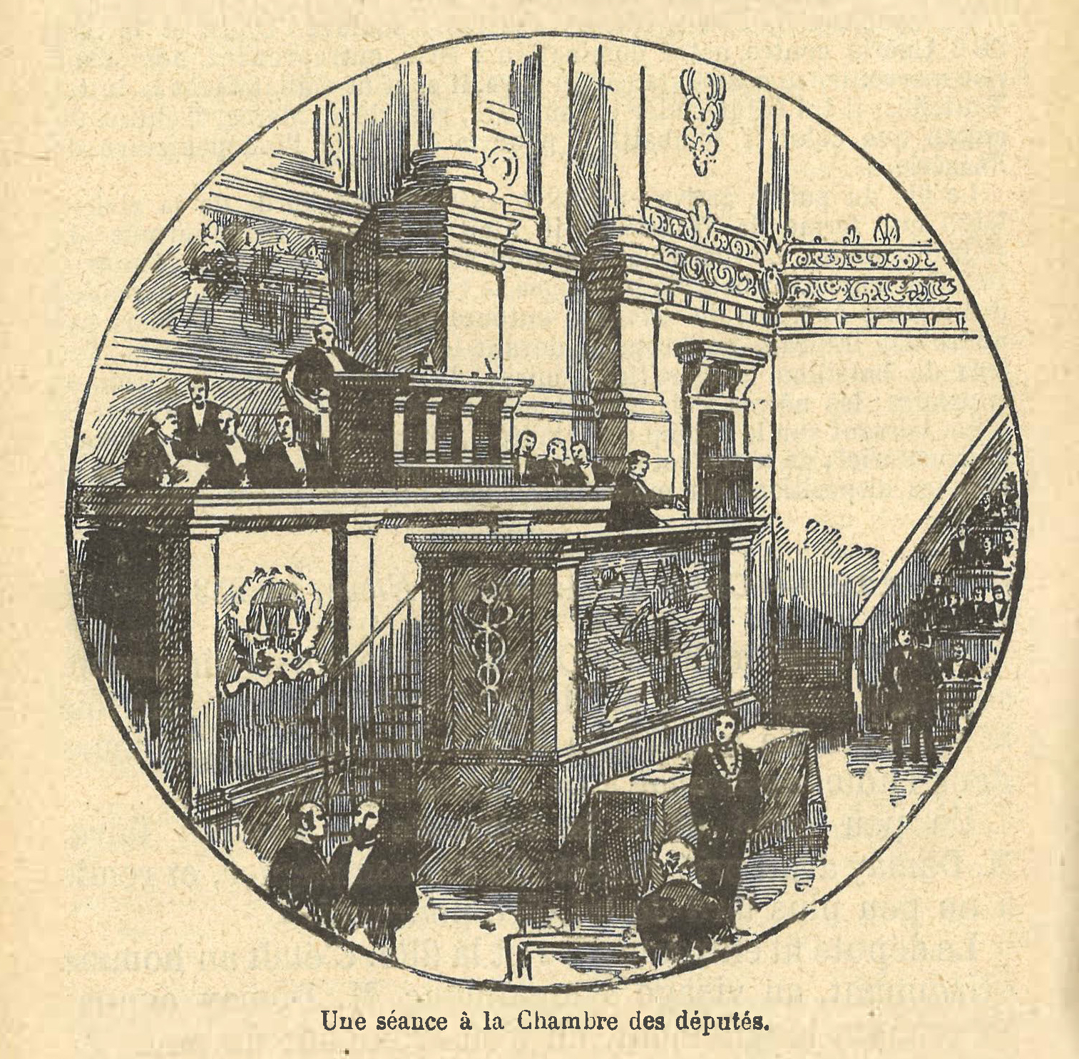Chapitre 119, page 418, Une séance à la Chambre des députés