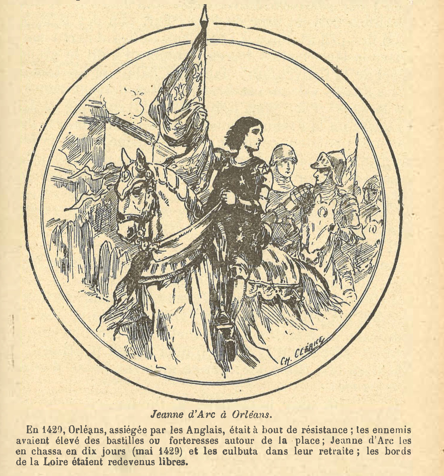 Chapitre 120, page 421, Jeanne d'Arc à Orléans.