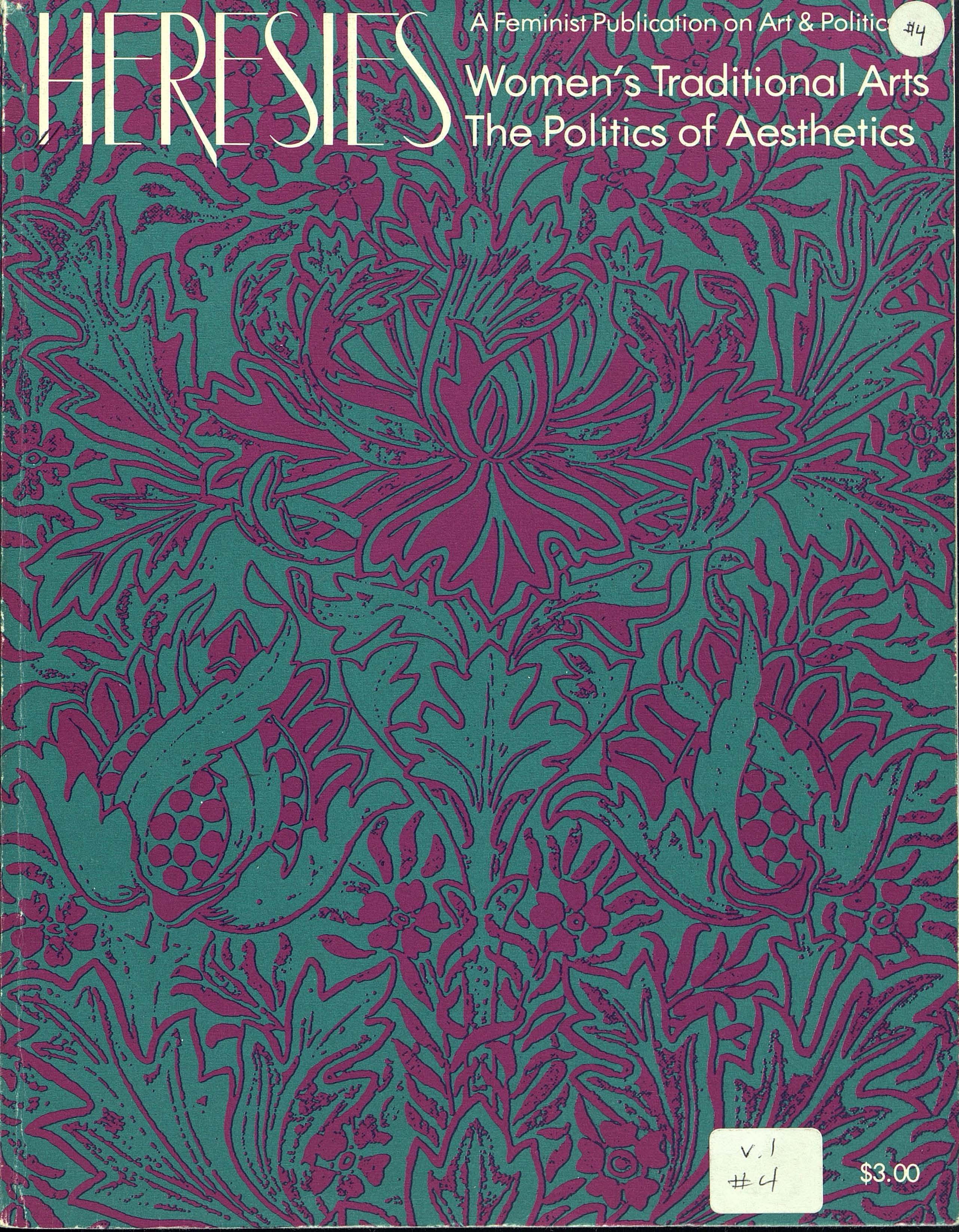 Heresies Issue 4 cover page