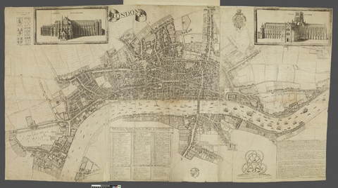 City of London 1658 by Faithorne and Newcourt